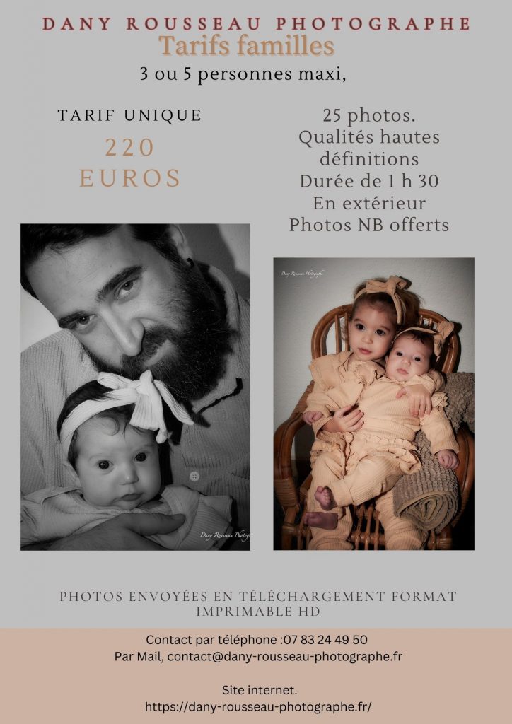 Tarifs familles